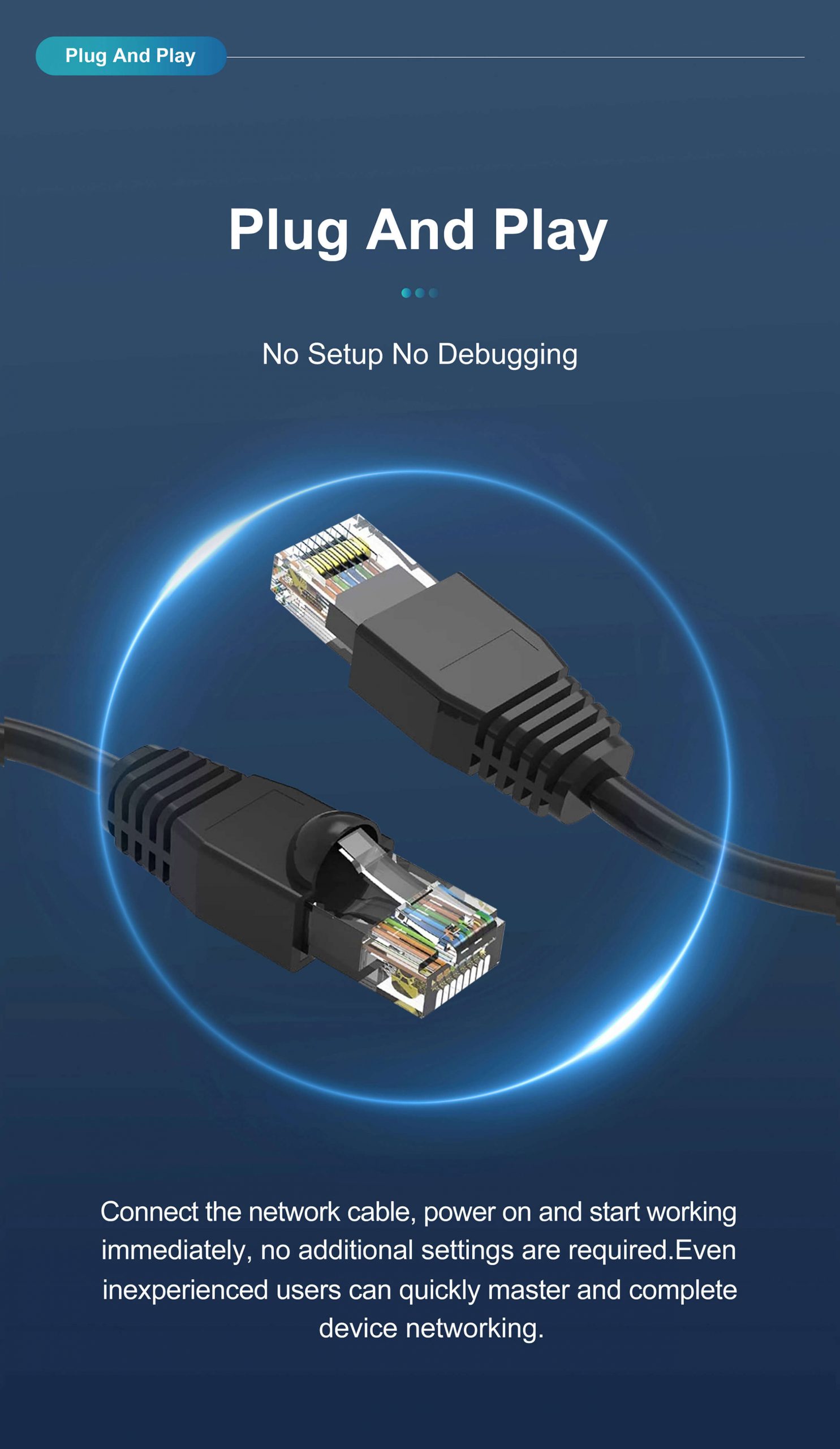 Todaair network switch plug and play
